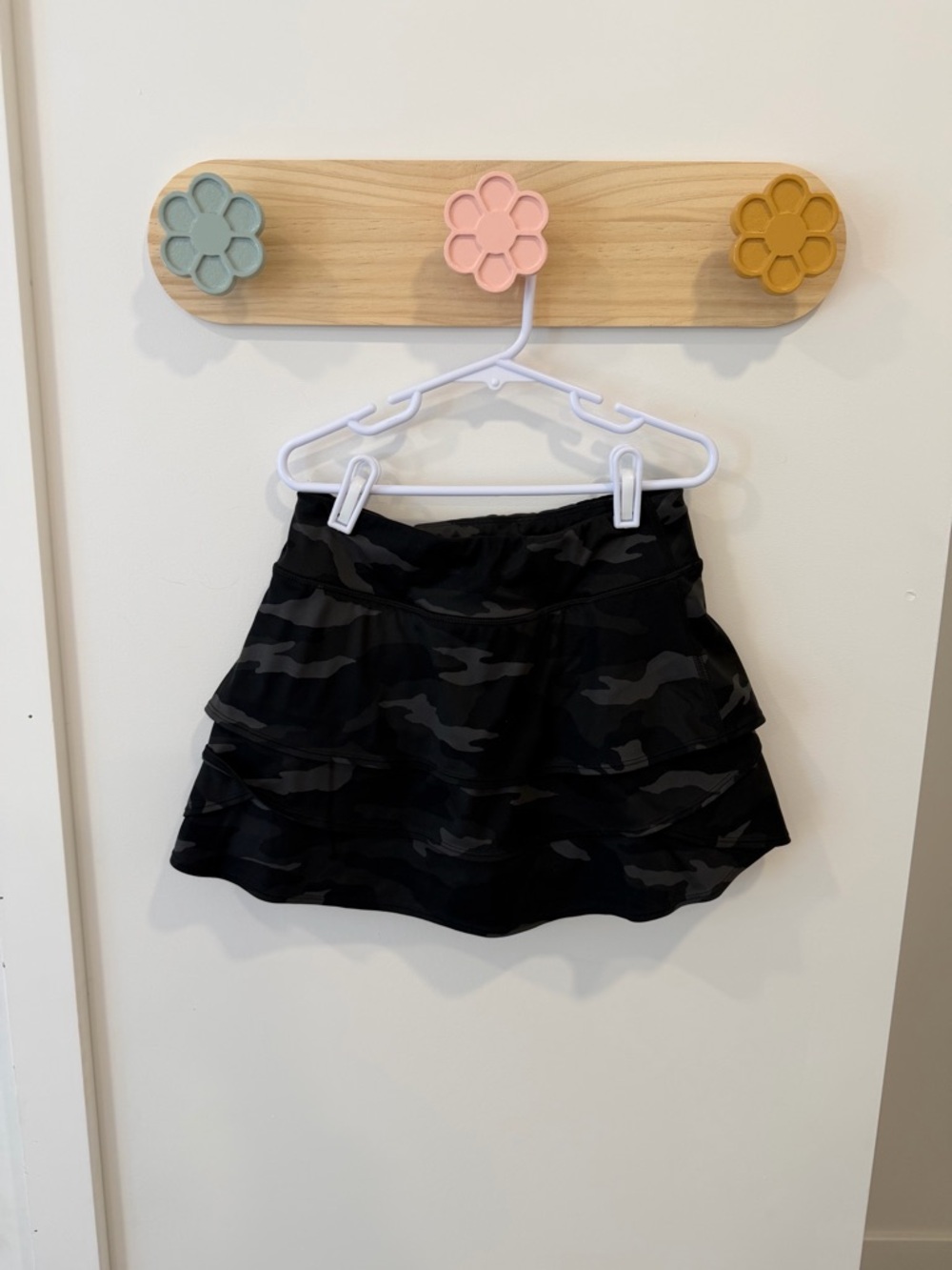 Athleta Girl Black Camo Swing Skort - Youth